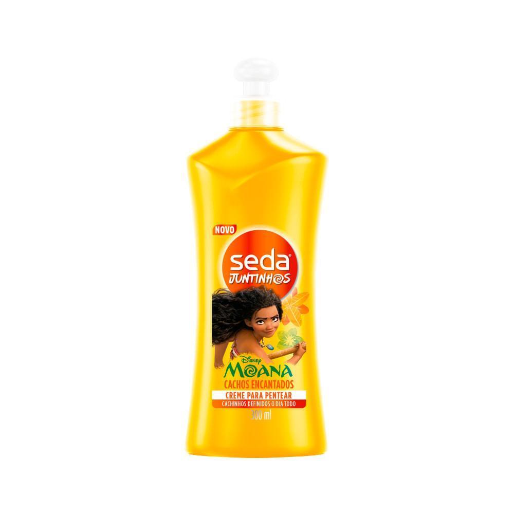 Creme Para Pentear Seda Juntinhos 300ml Moana Cachos Encantados