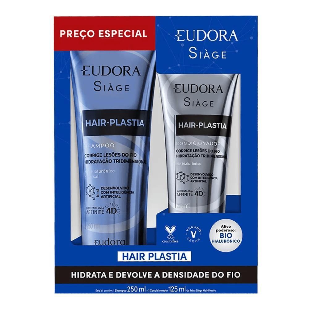 Kit Siàge Hair-plastia Shampoo 250ml + Condicionador 125ml