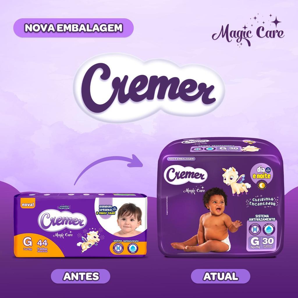 Fralda Cremer Econômica G 30 Unidades