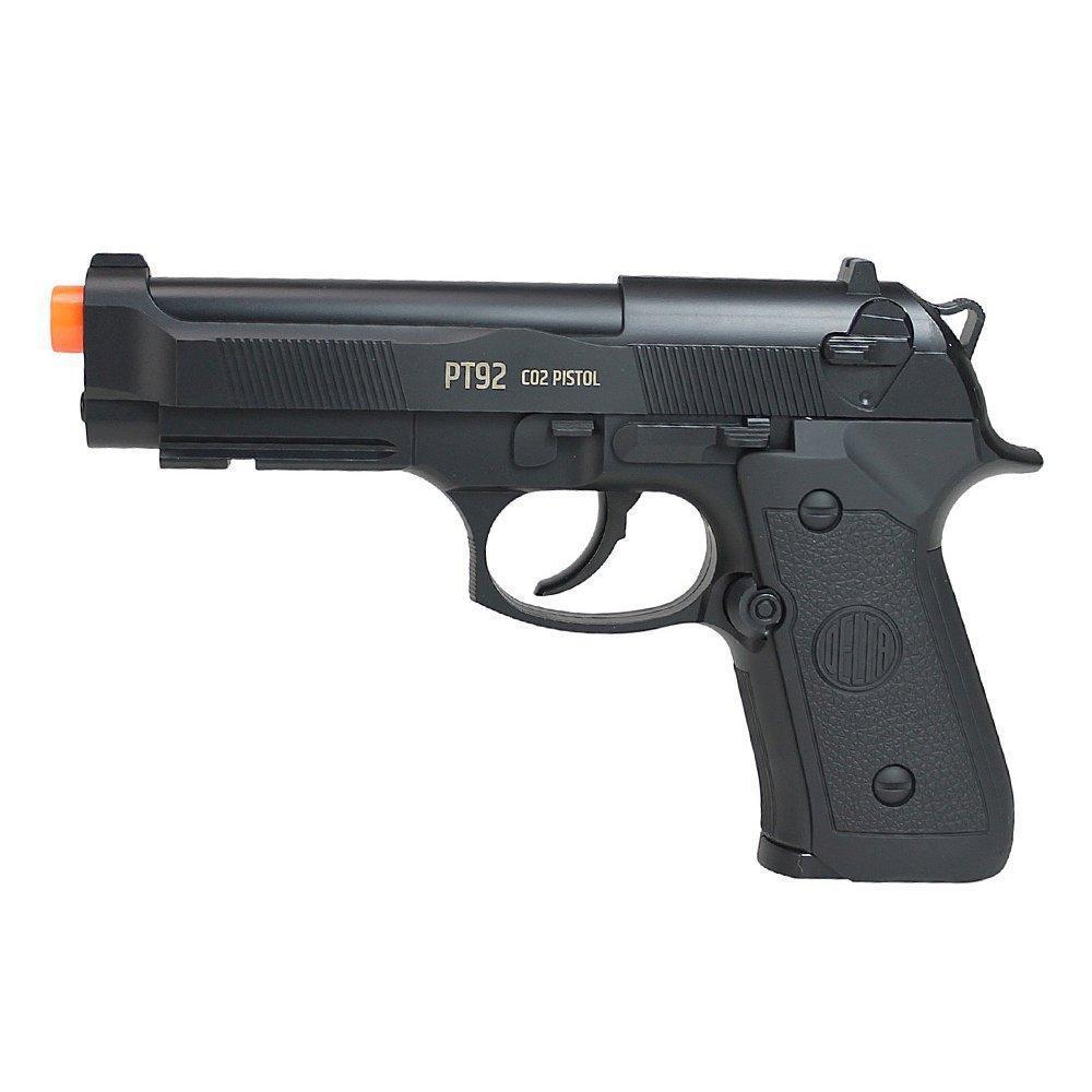 Pistola Pressão Rossi CO2 Beretta M9 6mm Bbs Aço + Kit