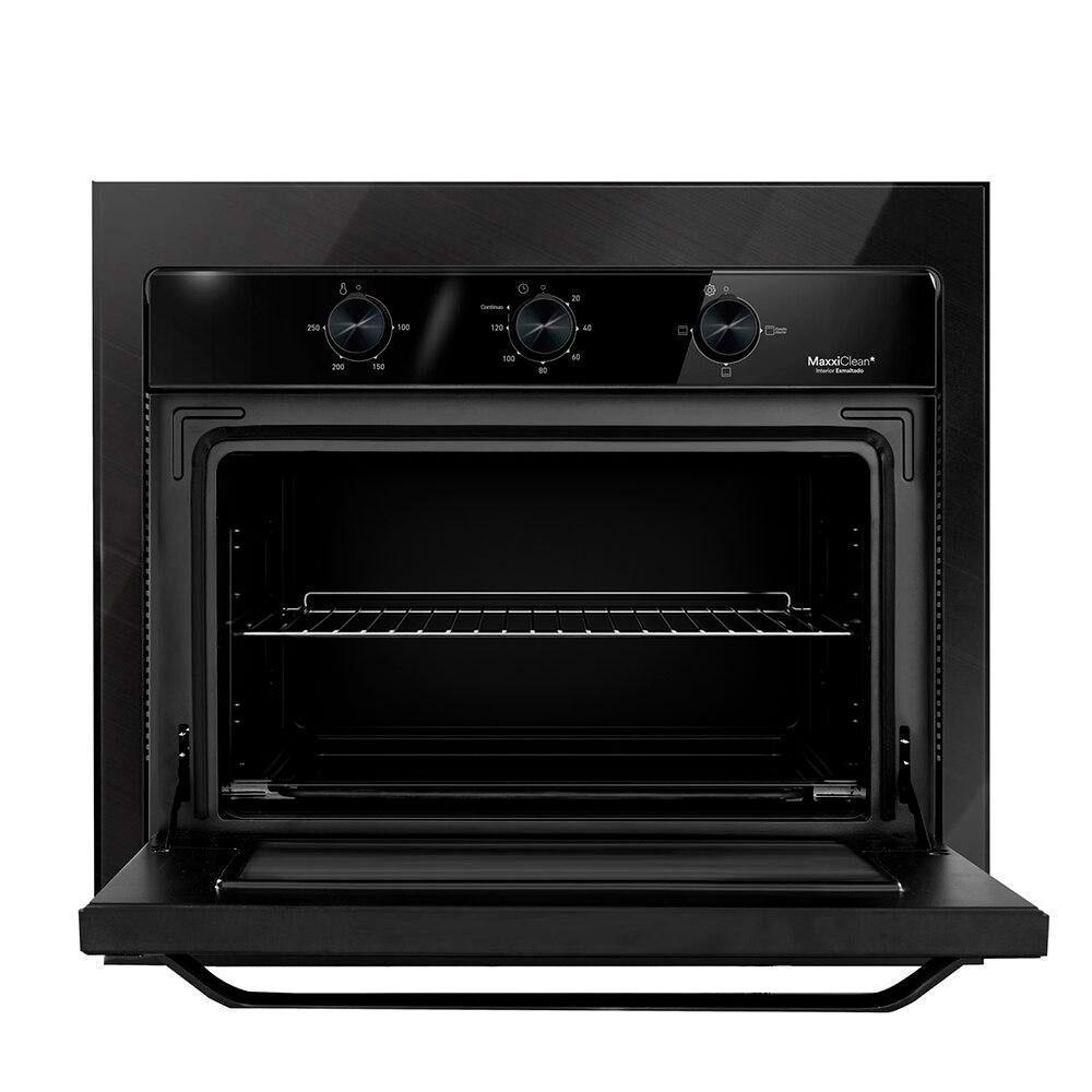 Forno Elétrico De Embutir Eos 47L Porta De Vidro All Black Efe47ep 220V