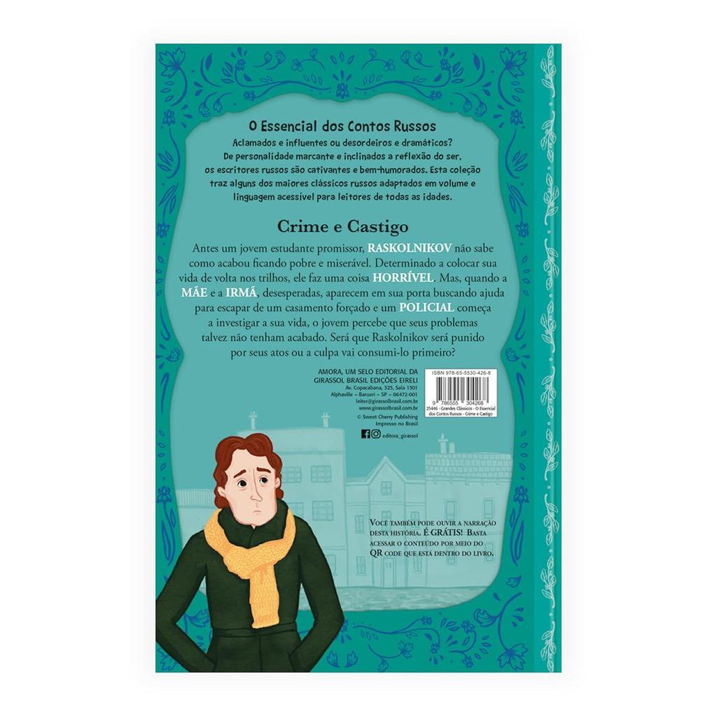 O Essencial Dos Contos Russos Crime E Castigo Livro + Audiolivro