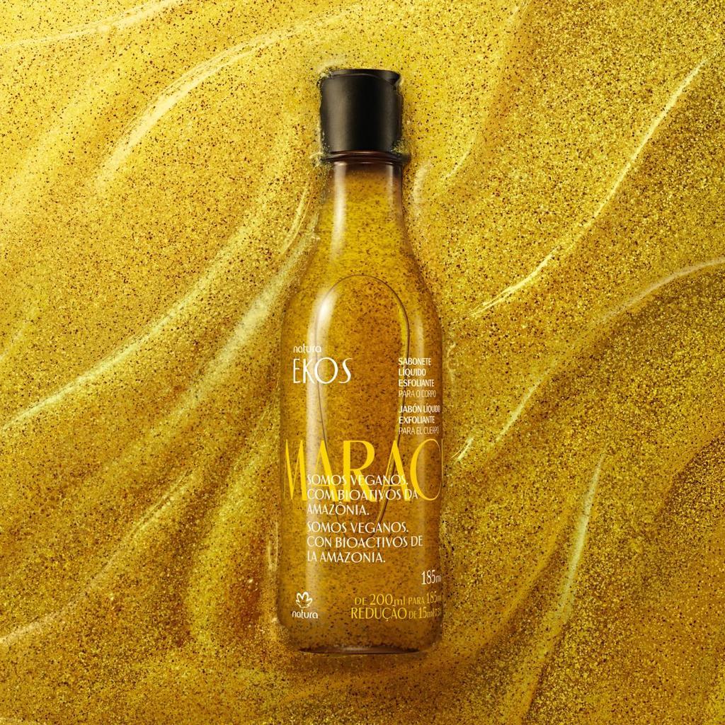 Sabonete Líquido Esfoliante Natura Ekos Maracujá 185ml