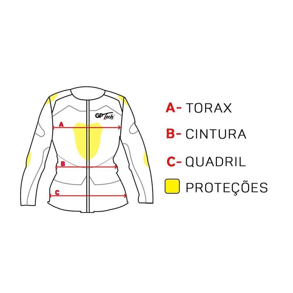 Jaqueta Motociclista Gp Tech Turin PRO