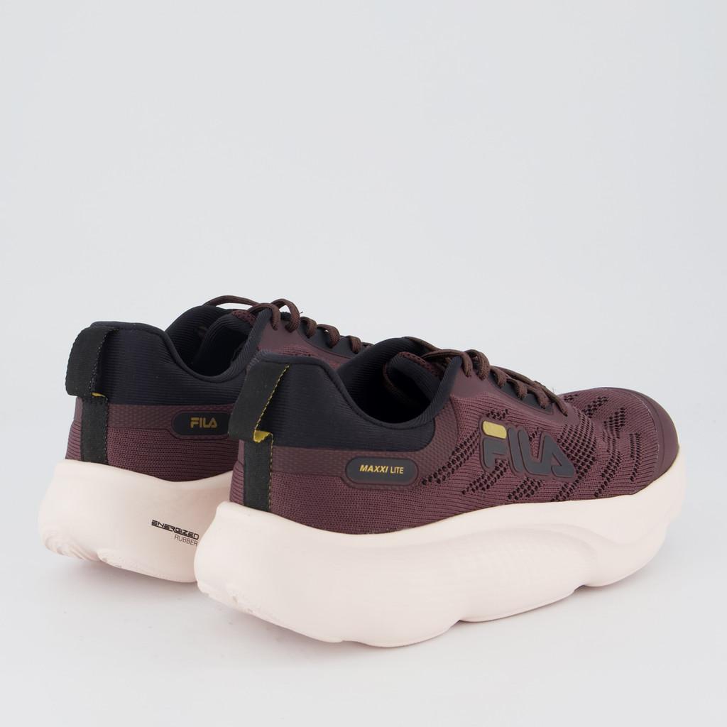 Tenis Fila Maxxi Lite Marrom E Preto