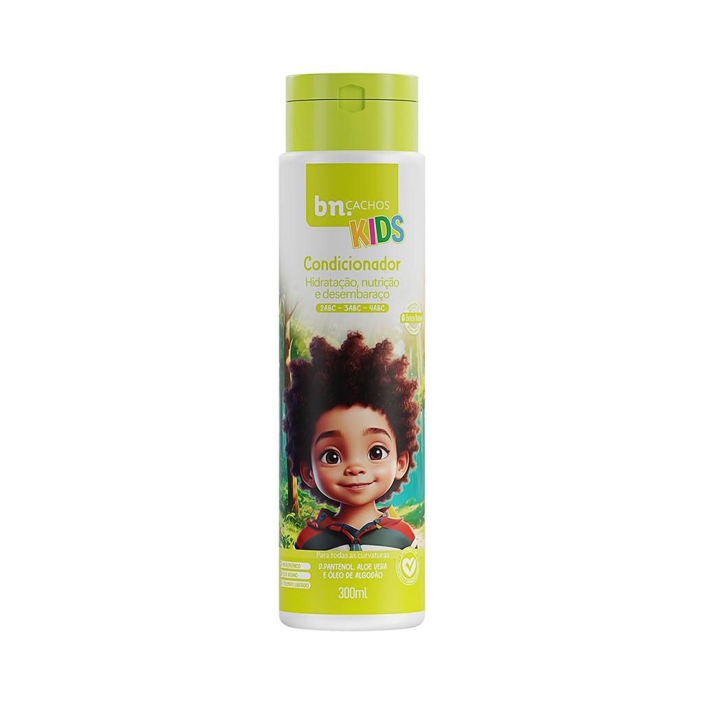 Kit Shampoo E Condicionador + Creme De Pentear 500ml Linha Kids Bn.cachos