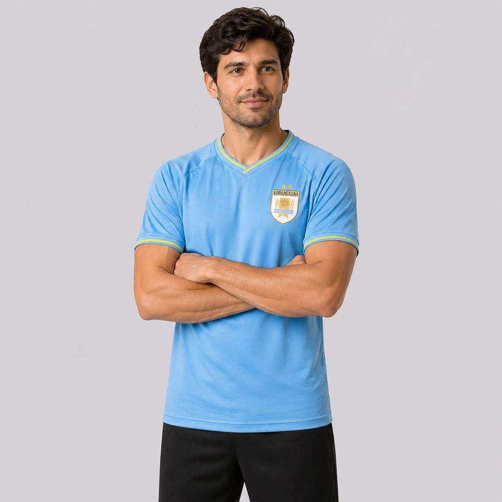 Camisa Uruguai Celeste 15 Valverde