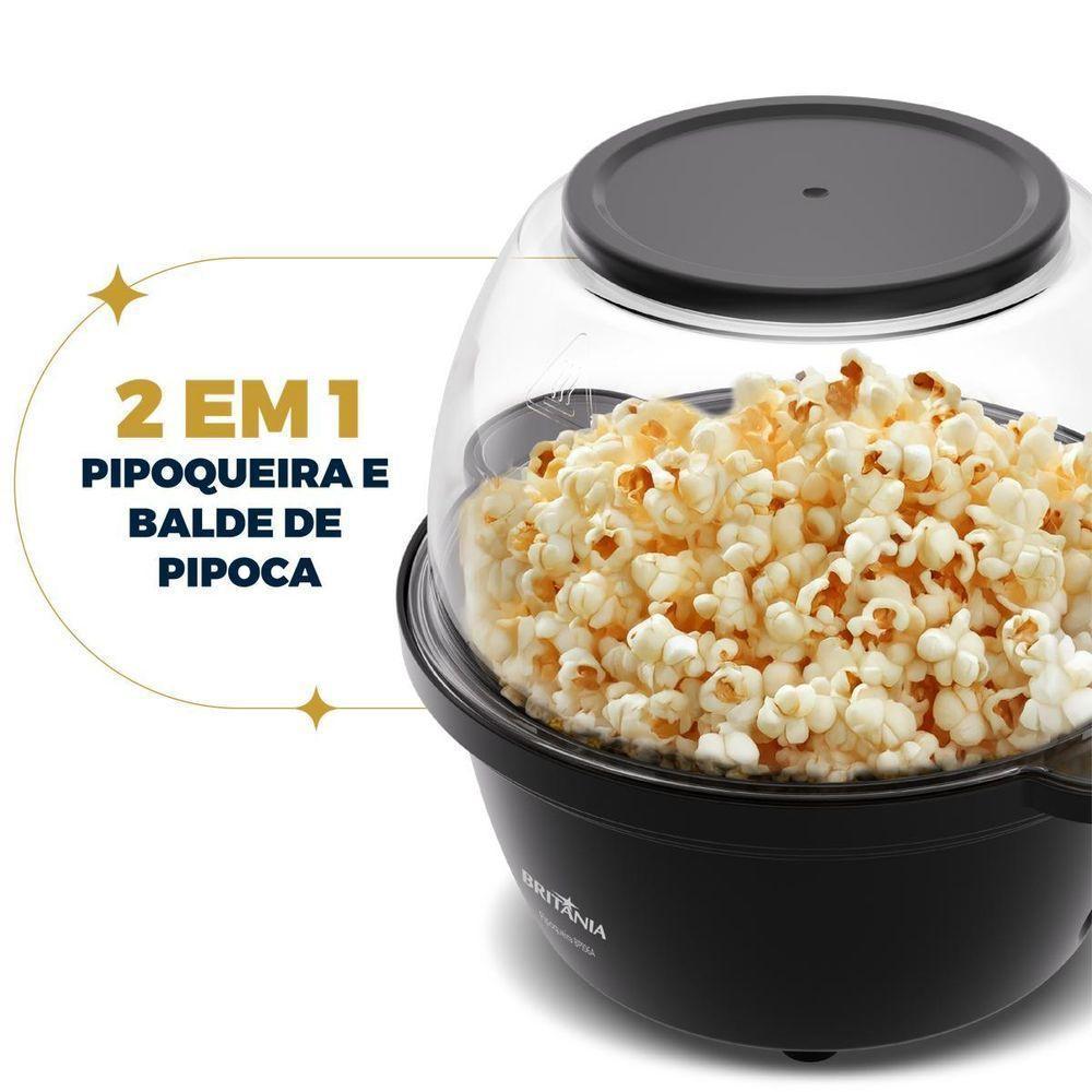 Pipoqueira Britânia Com Balde De Pipoca Antiaderente Bpi06a 220V