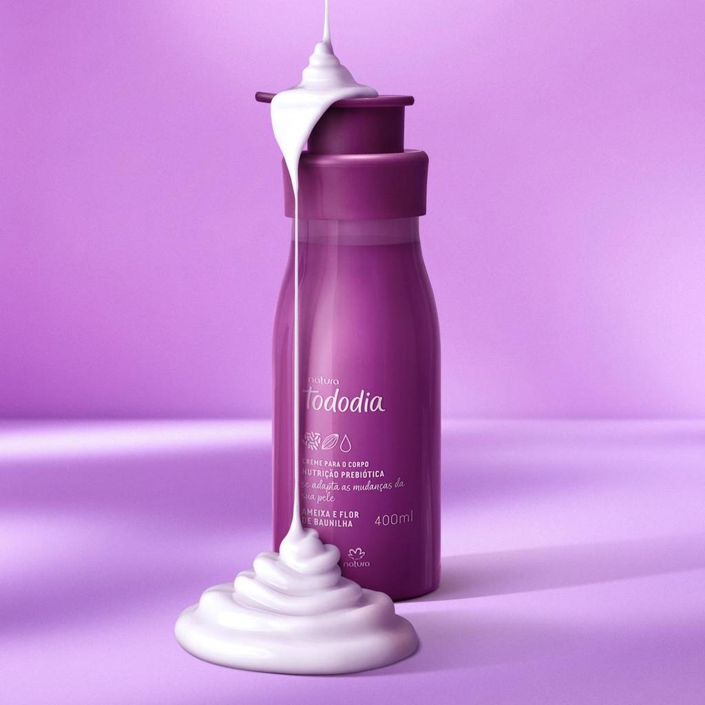 Creme Para O Corpo Tododia Ameixa E Flor De Baunilha 400ml