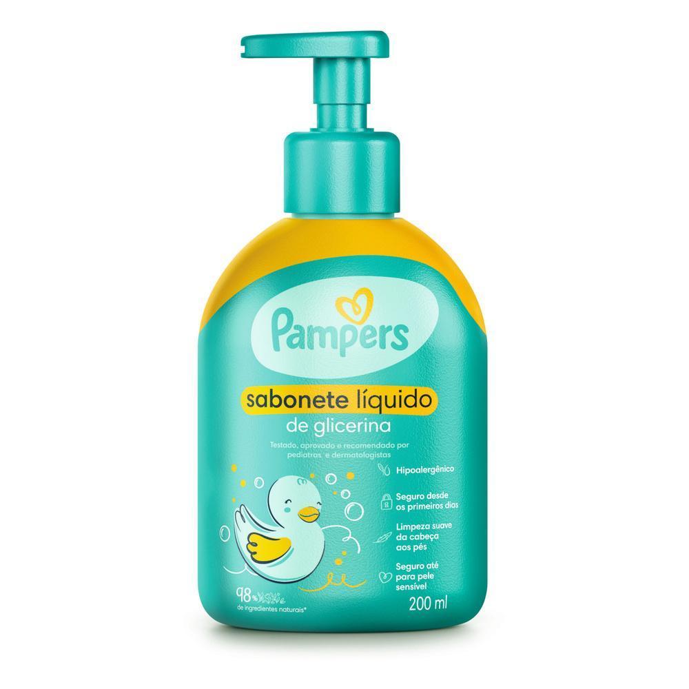 Pampers Sabonete Líquido De Glicerina 200ml