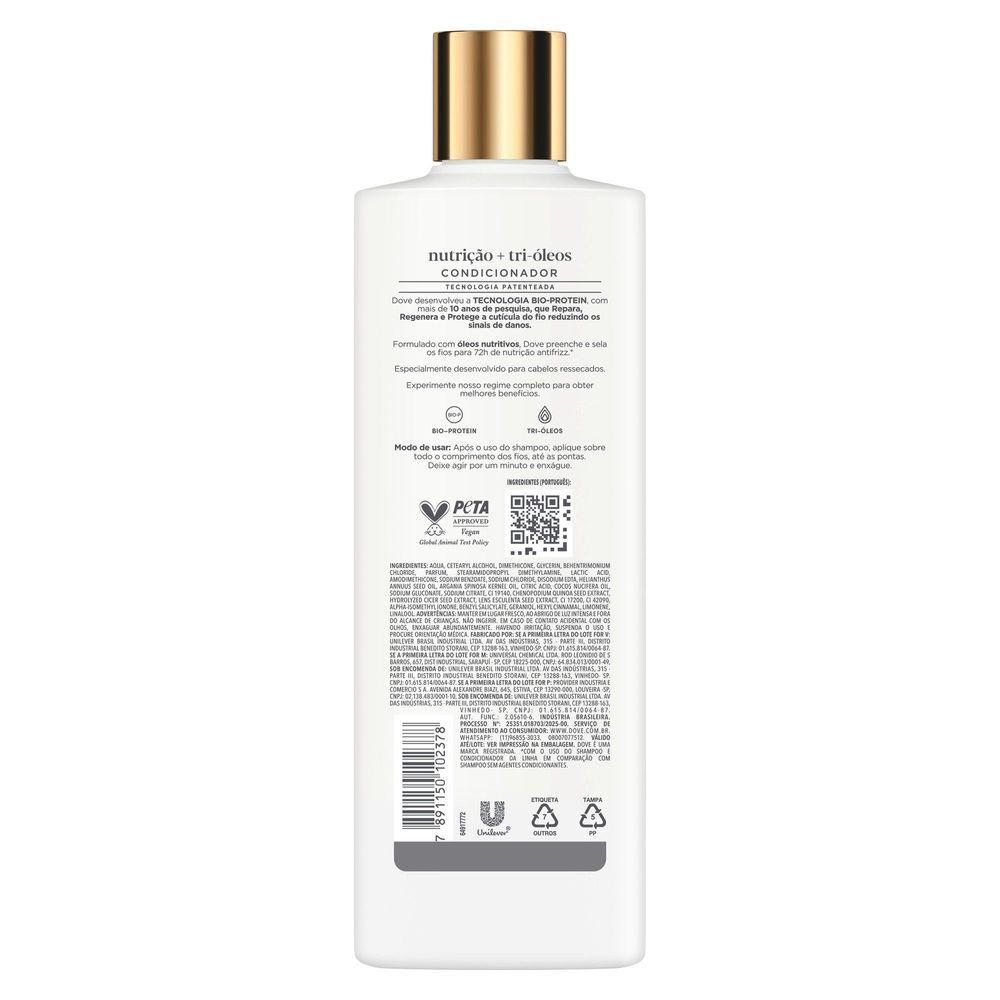 Condicionador Dove Nutrição Tri Óleos 370ml