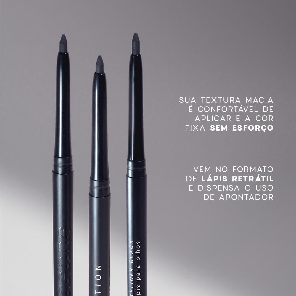 Kit Lápis De Olhos Retrátil Marrom + Lápis De Olhos Retrátil Preto Océane Edition (2 Produtos)