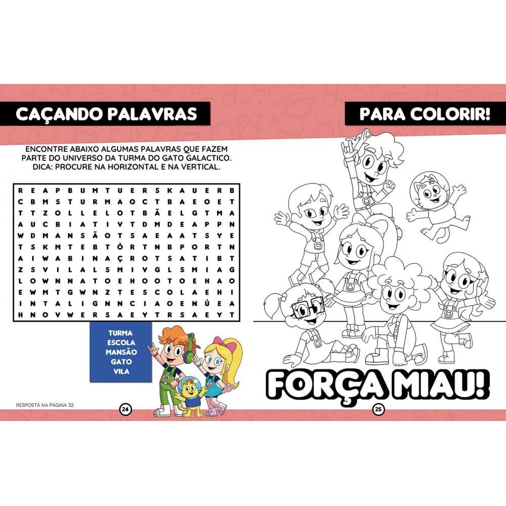 Livro Gato Galactico - Atividades E Adesivos