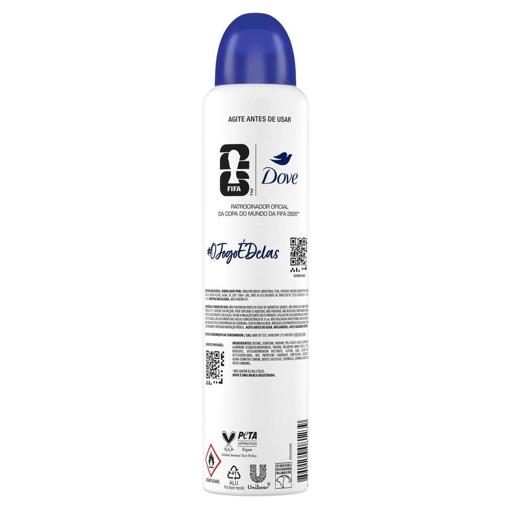 Desodorante Antitranspirante Aerosol Dove Original 250ml
