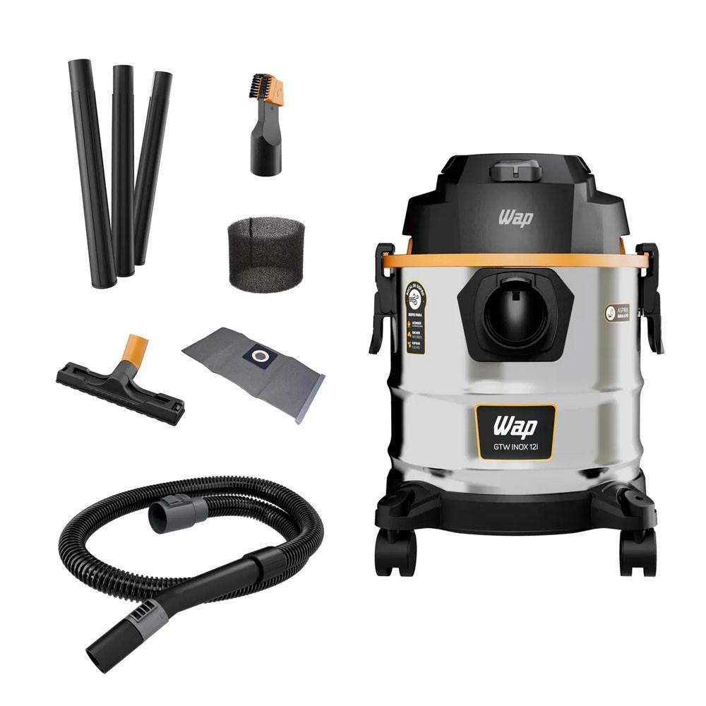 Aspirador De Pó E Água 1600 Wap Gtw Inox 12i