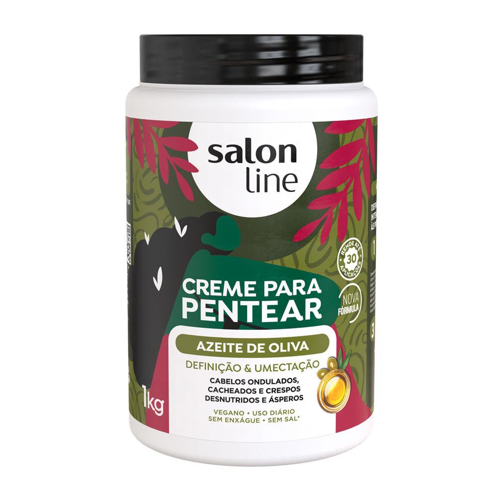 Creme Para Pentear Salon Line Azeite De Oliva 1kg