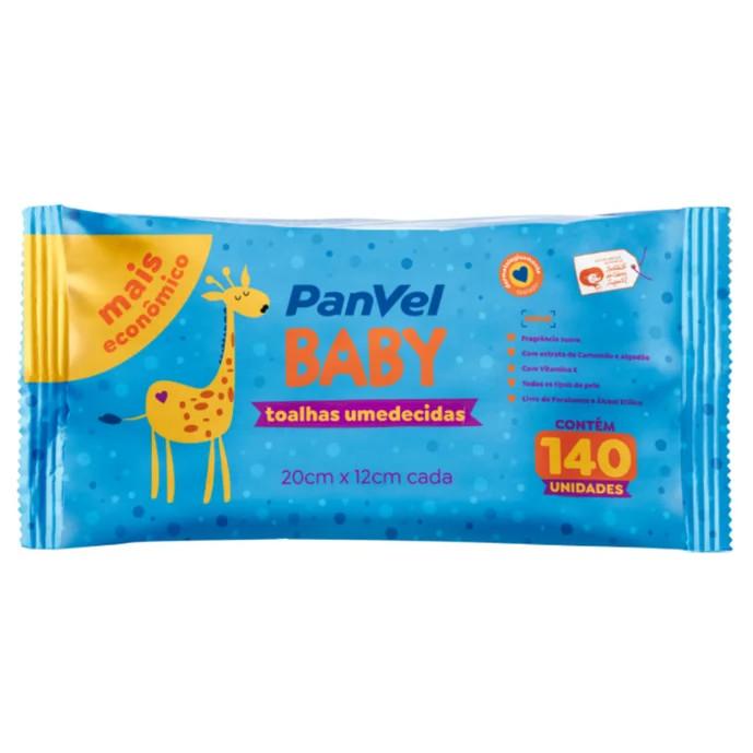 Lenços Umedecidos Panvel Baby 140 Unidades