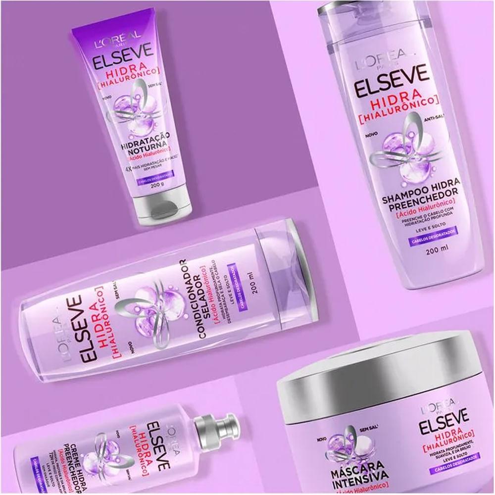 Kit Elseve Kit Shampoo 375ml + Condicionador 170ml E Creme De Tratamento Hialurônico 300g