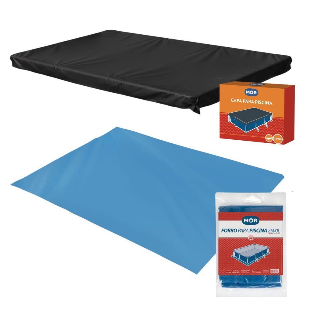 Capa E Forro Para Piscina 2500 Litros Mor