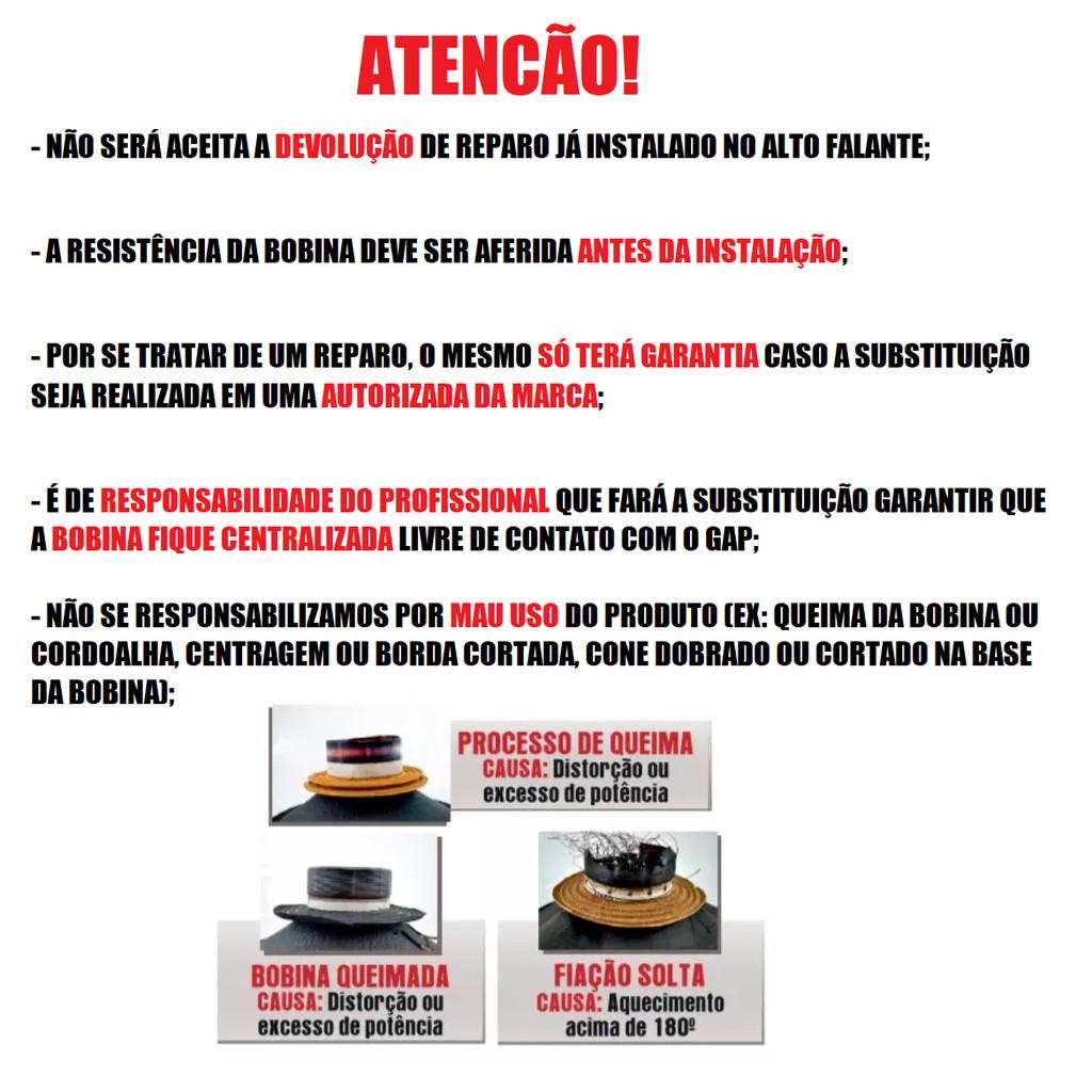 Kit Reparo Alto Falante Taramps T 780 Mhs 8 Polegadas Original