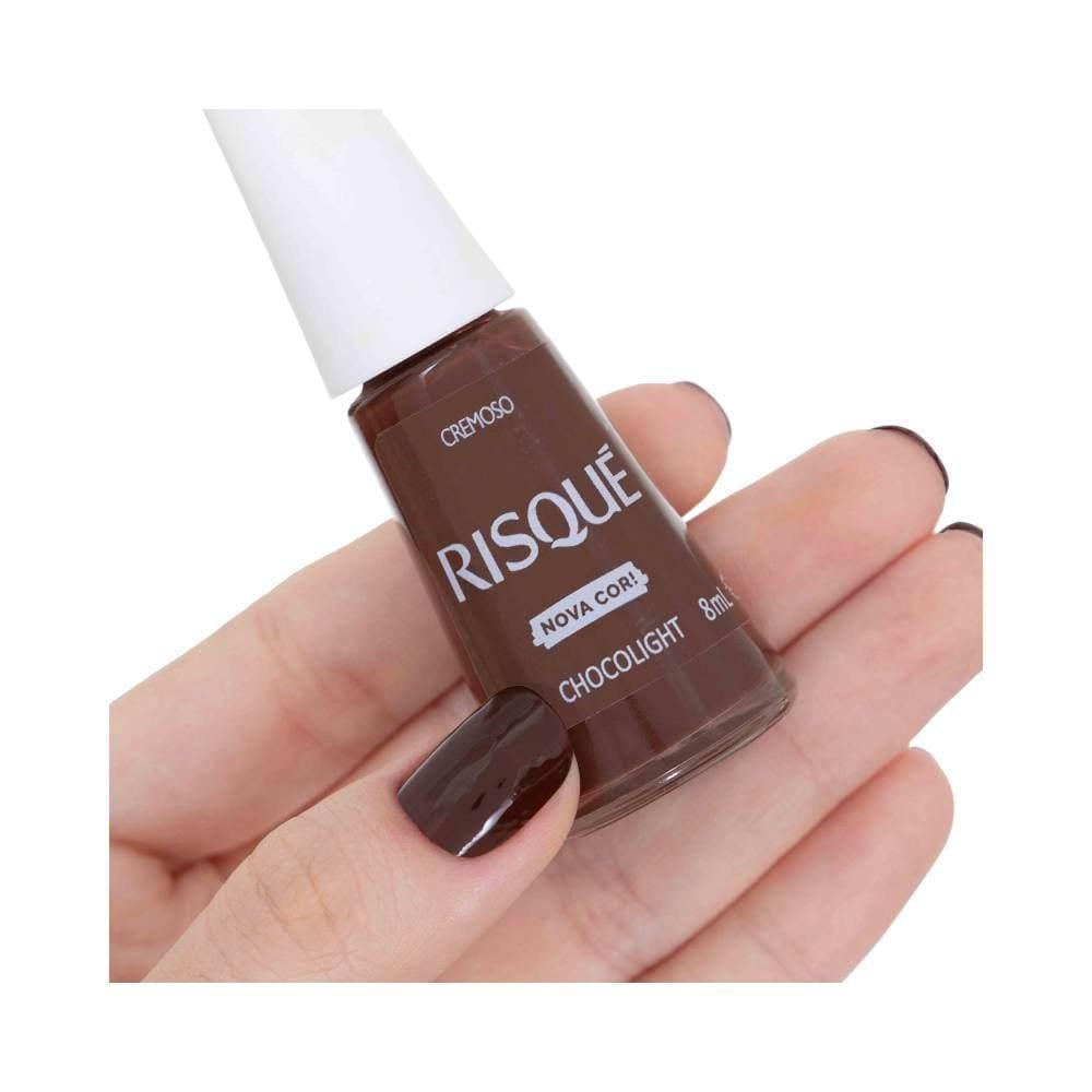 Esmalte Risqué Cremoso Nova Cor Chocolight