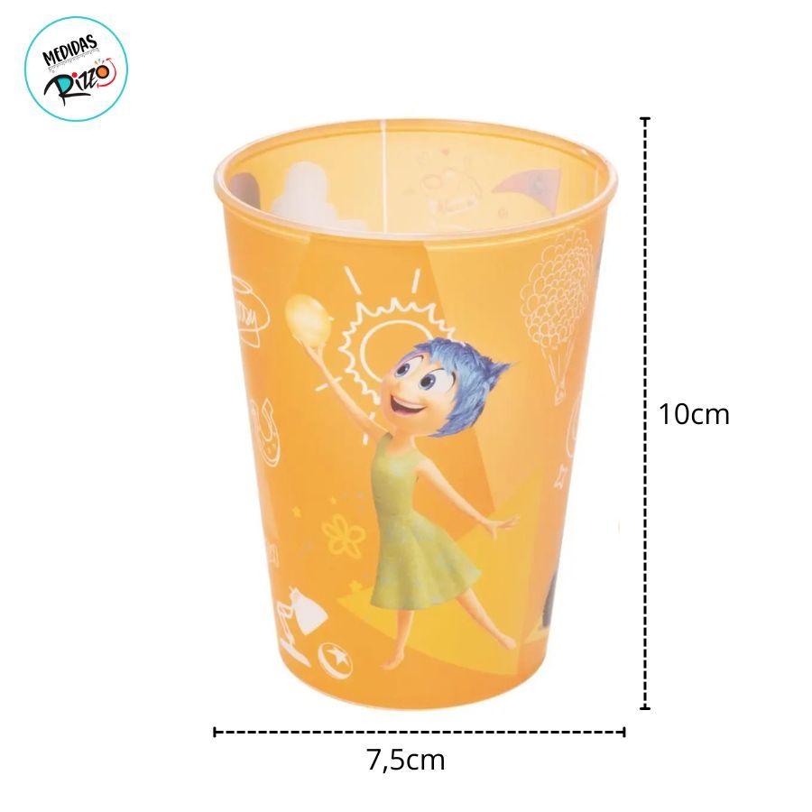 Copo De Plástico Personagens Pixar - Amarelo - 320ml - 1 Unidade - Disney Original - Rizzo