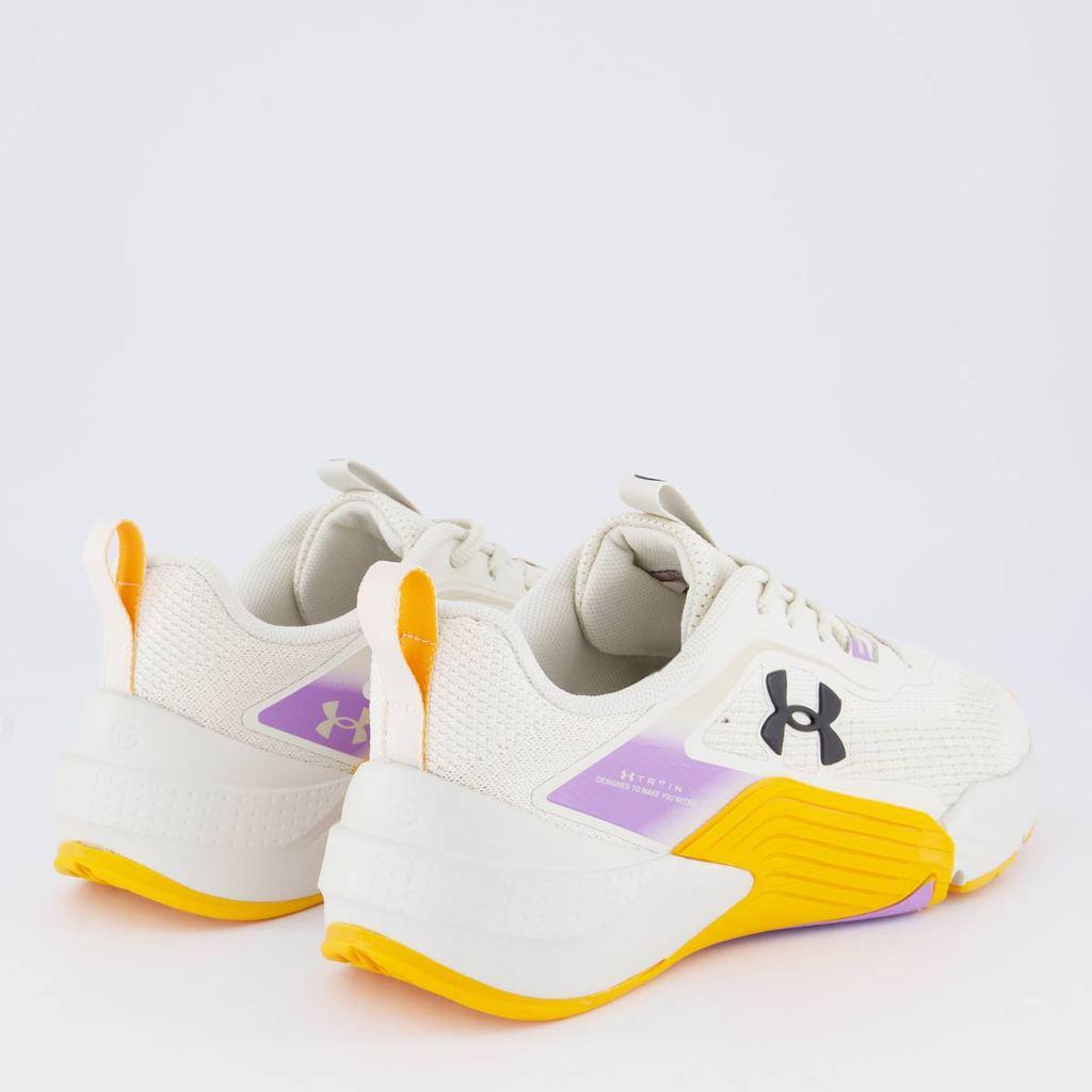 Tênis Under Armour Tribase Reps 2 Se Bege E Laranja