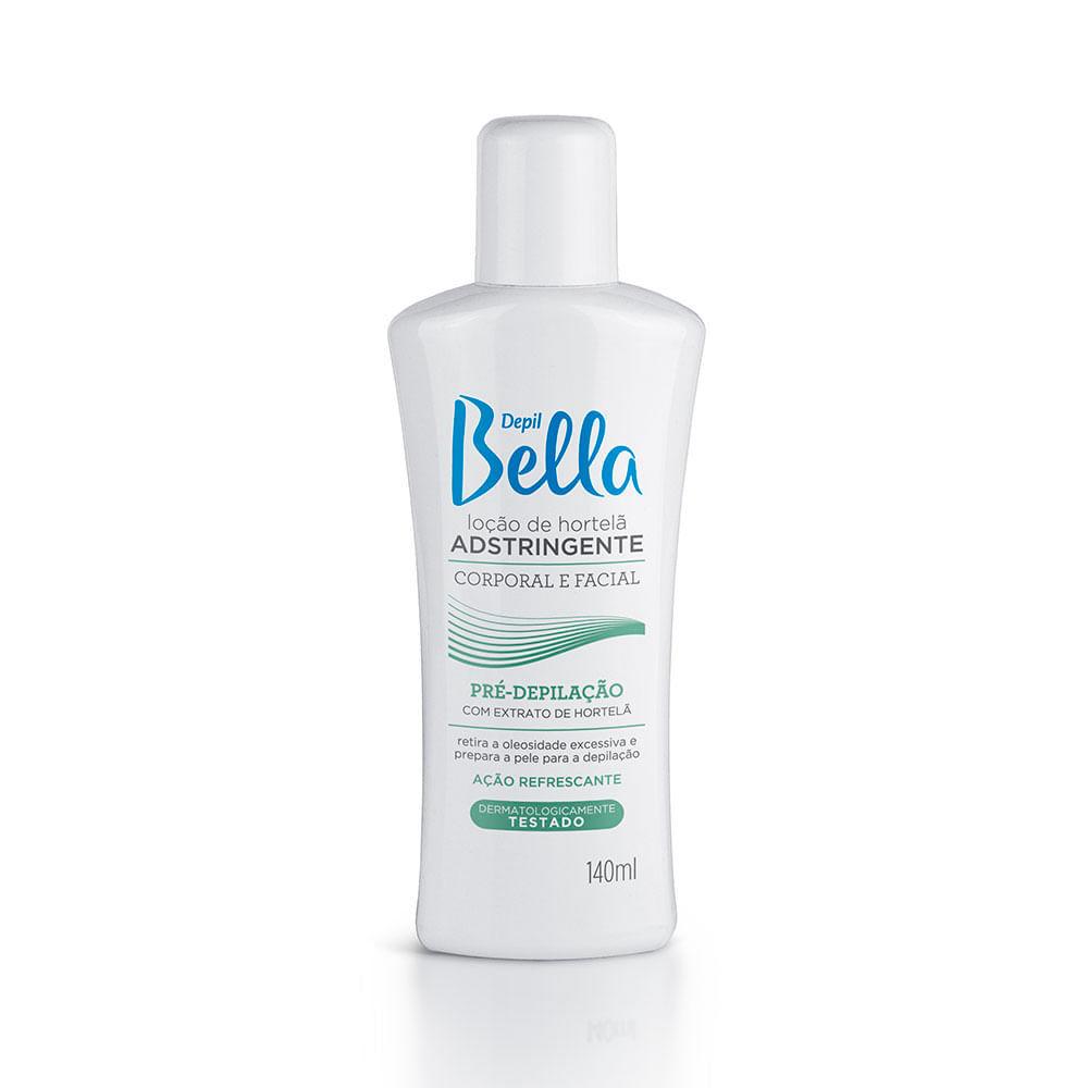 Loção Pré Depilatória Adstringente Depil Bella De Hortelã 140ml