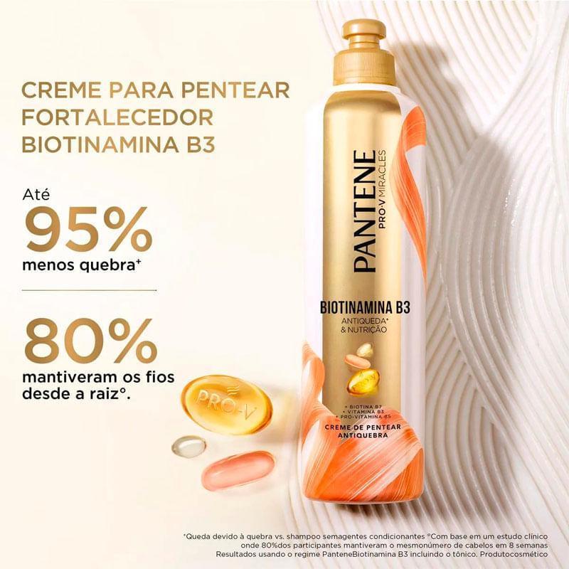 Creme Para Pentear Pantene Biotinamina B3 240g