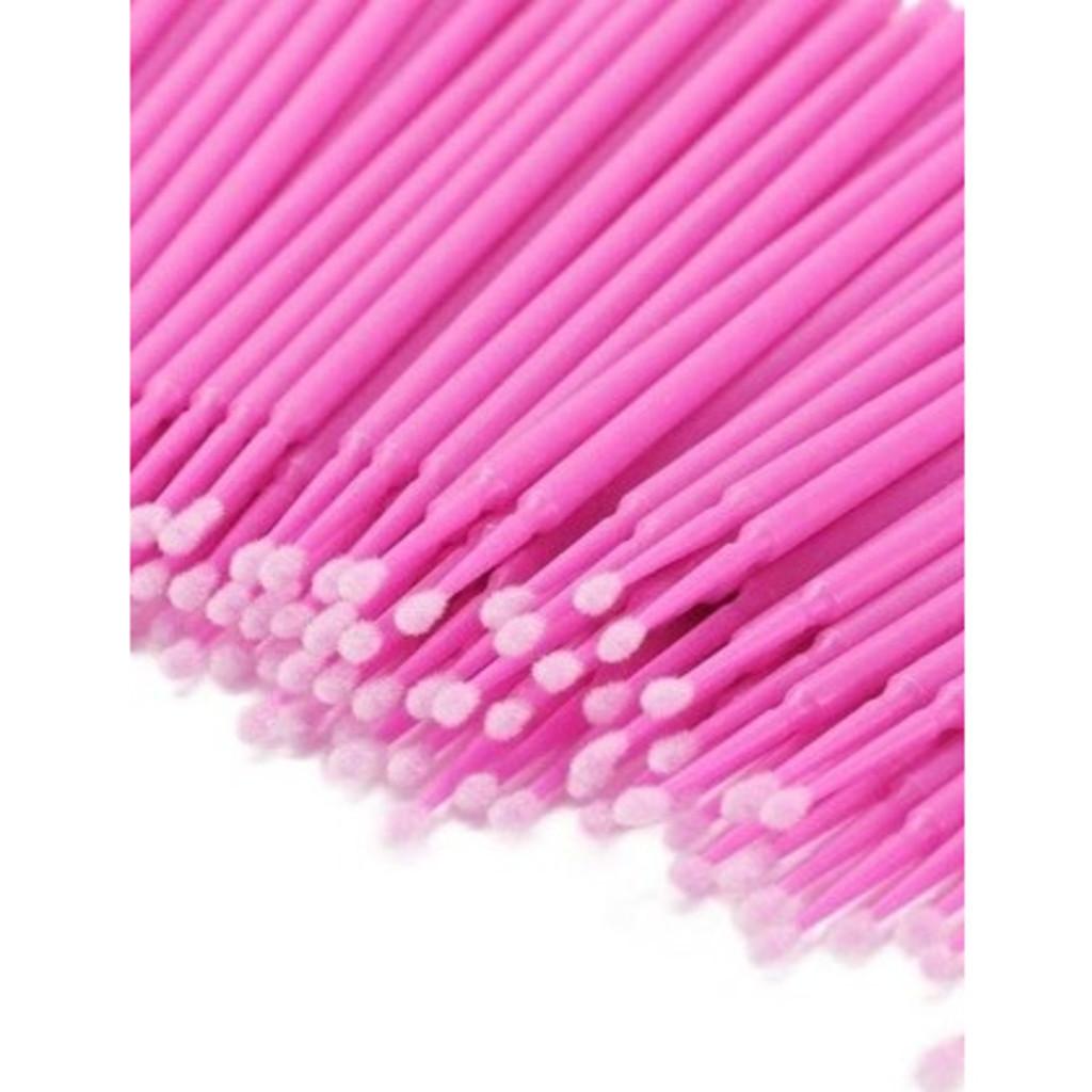 Kit Microbrush Cotonete Alongamento Fio A Fio Cílios