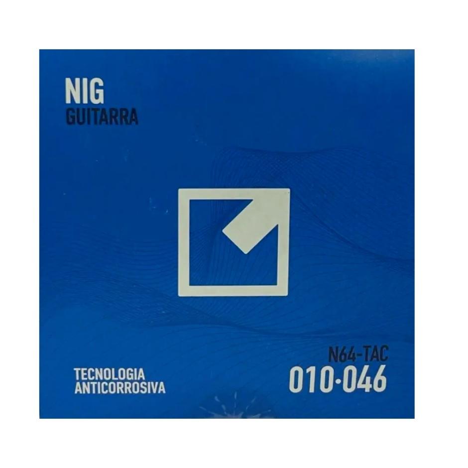 Encordoamento Nig Guitarra.010/.046 Tradicional N64-tac