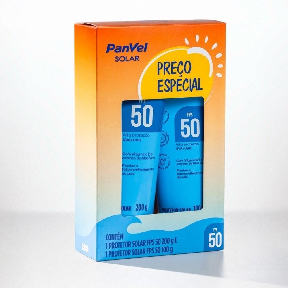 Kit Protetor Solar Panvel Fps50 200g + 100g