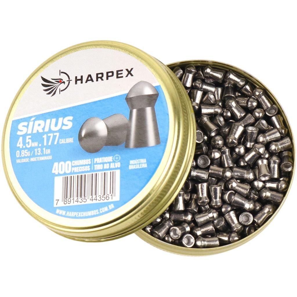 Chumbinho Harpex Sírius Alto Impacto 4.5mm (.177) - 400un