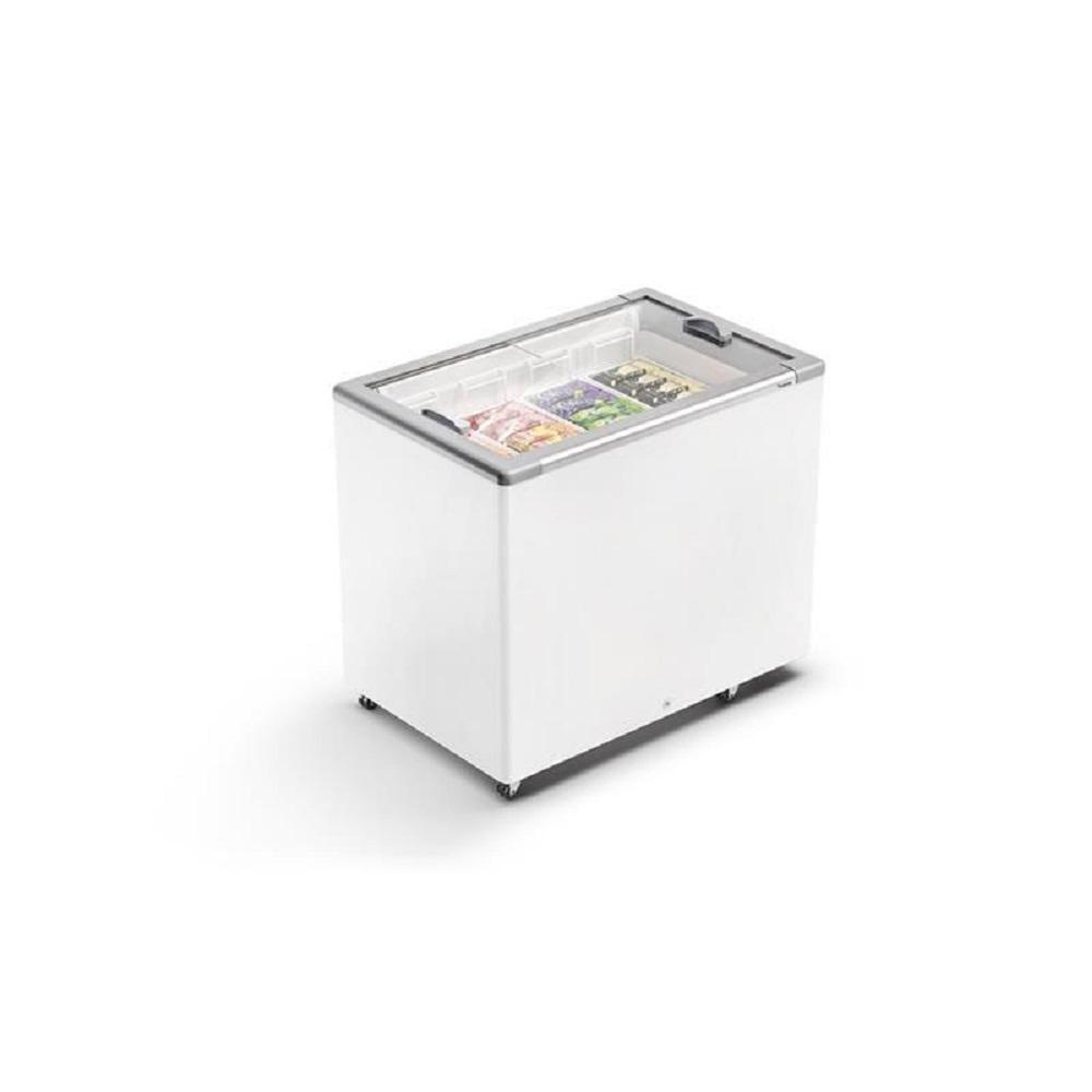 Freezer Conservador Horizontal Fricon 311 Litros Baixa Temperatura Tampa De Vidro Branco Hceb 311 V 220V