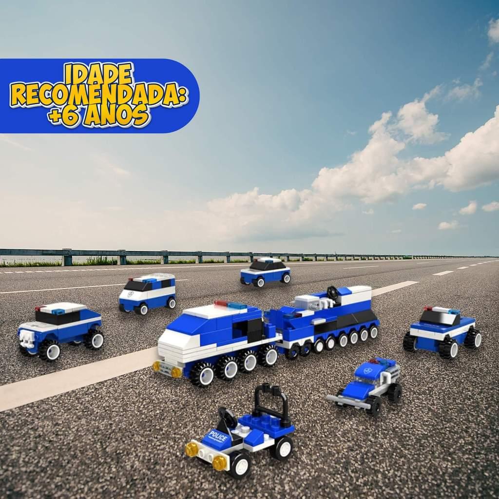 Brinquedo Infantil Blocos De Montar Defensores Da Ordem 25/29 Peças Unidade Xalingo