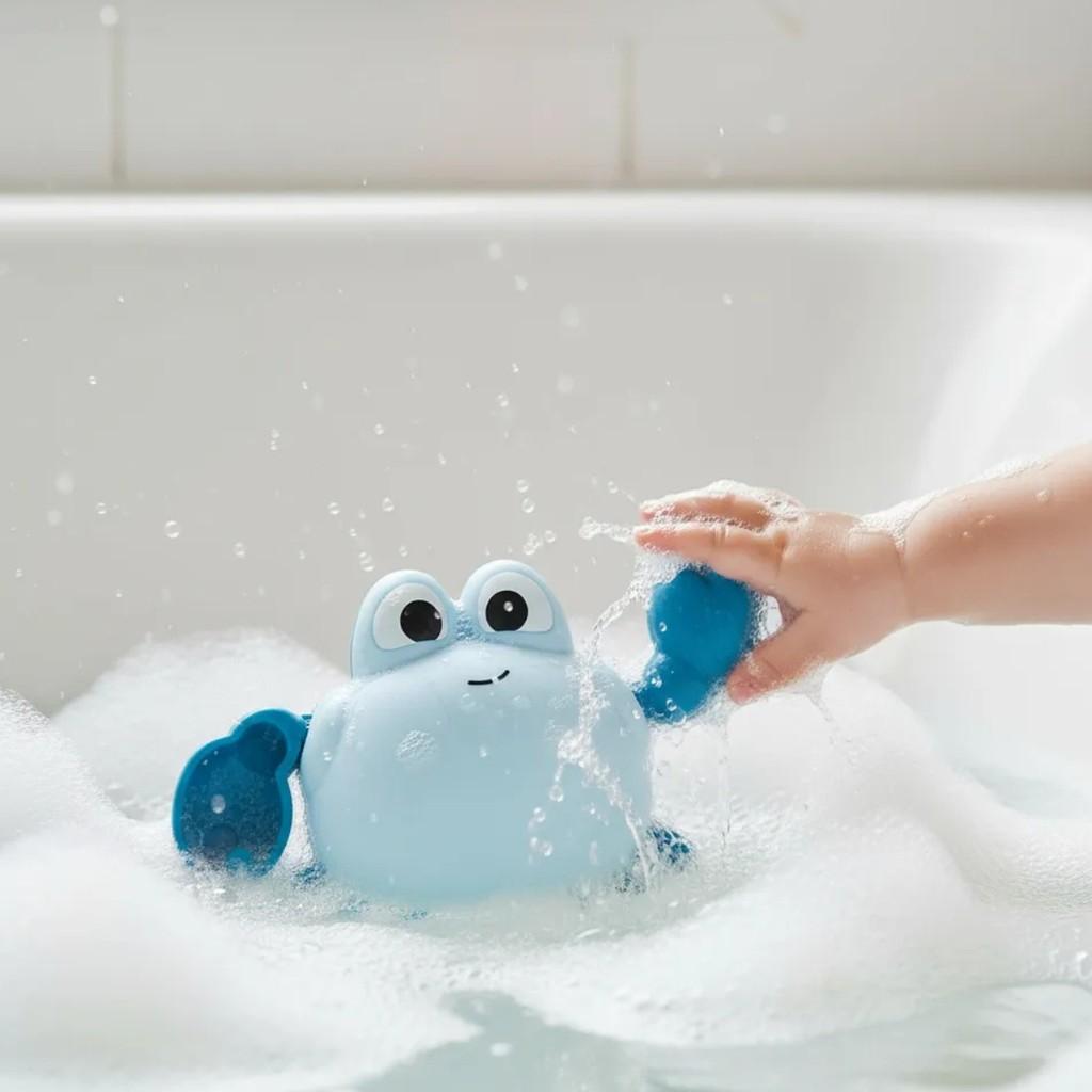 Brinquedo De Banho Caranguejo De Corda Azul 12+m - Buba