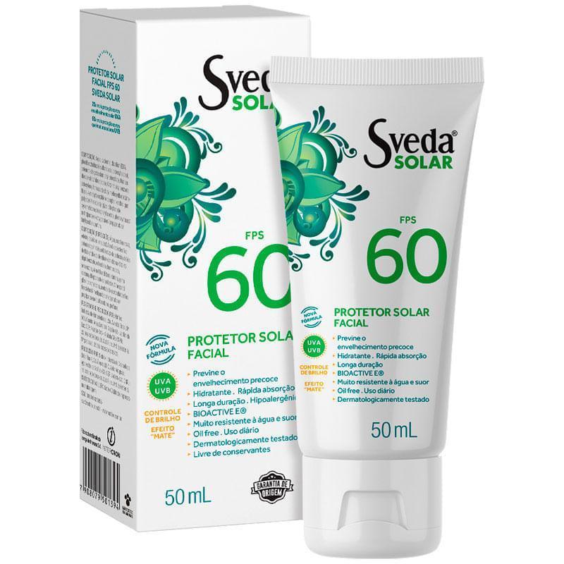 Kit Sveda Solar Protetor Solar Corporal Fps60 200ml + Protetor Solar Facial Fps60 50ml