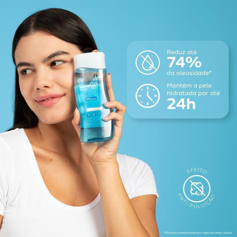 Água Micelar Monange Facial Com Ácido Hialurônico 200ml