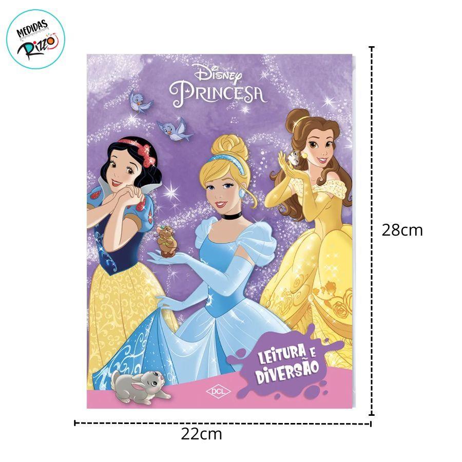 Kit Para Colorir Livro E Aquarela - Princesas - 1 Unidade - Disney Original - Rizzo