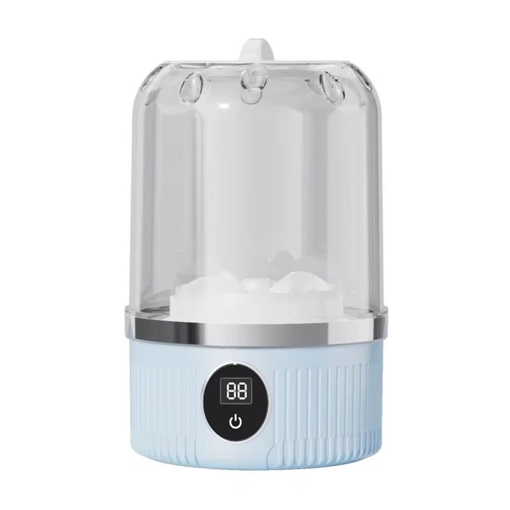 Mini Máquina De Lavar Portátil 1L Sem Fio Recarregável 2 Modos Lavagem Rápida À Prova D Água