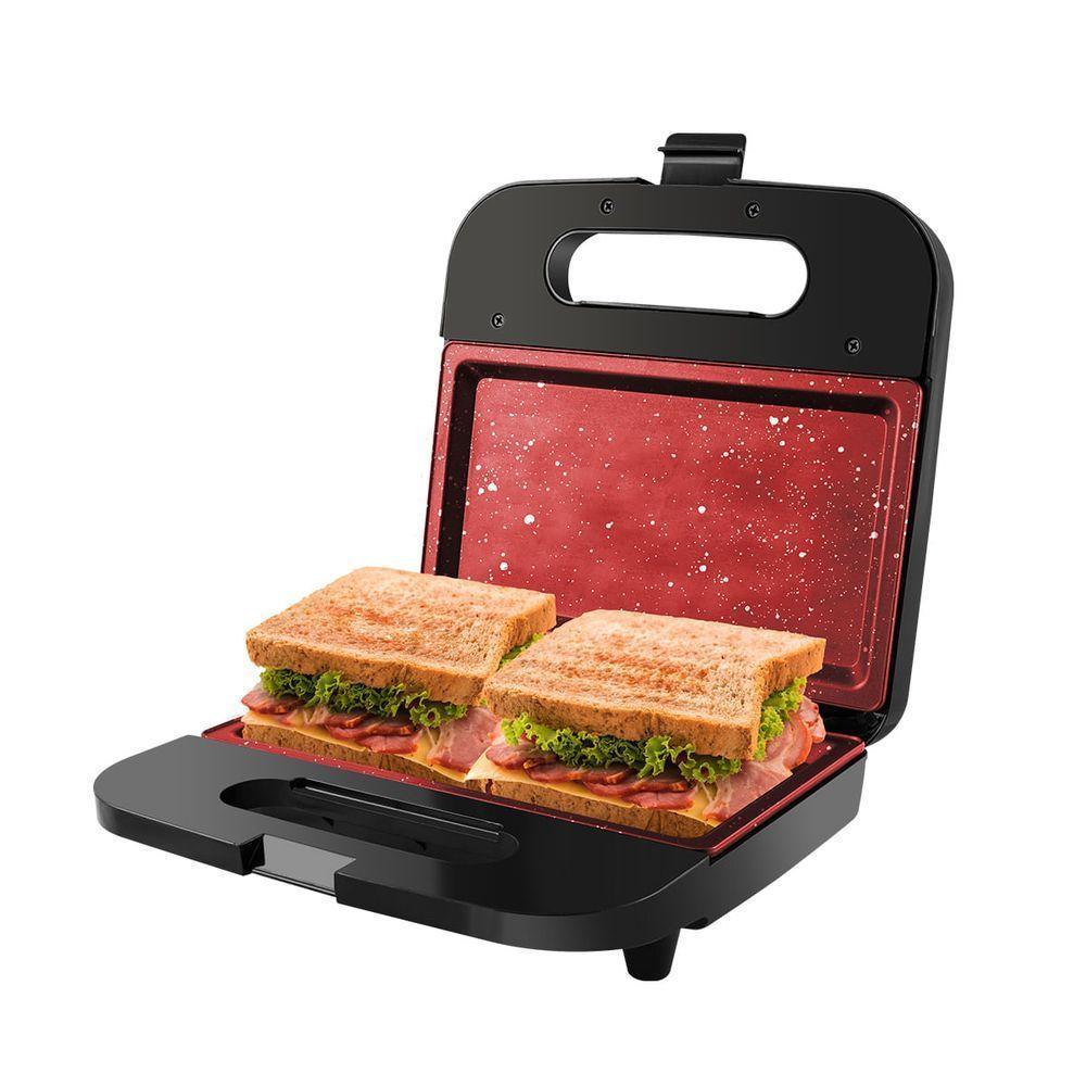 Sanduicheira E Grill Britânia Bgr16 2 Em 1 Redstone 750W 220V