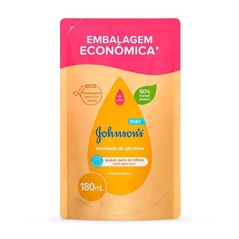 Refil Shampoo Johnson S Baby Glicerina 180ml
