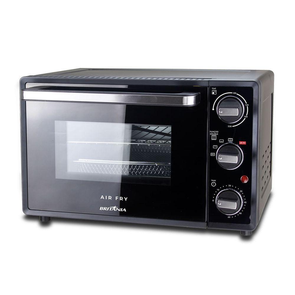 Forno Elétrico Air Fryer Britânia Bfe25p Preto Esmaltado 25L 220V