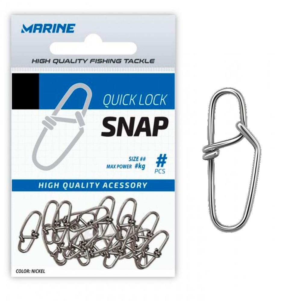 Snap Quick Lock Prata C/20 - Marine