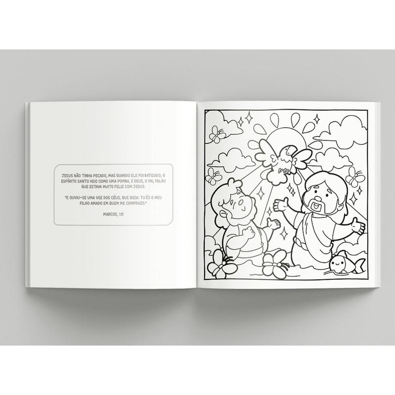 Colorindo Com Deus Pai Livro Fofo - Cute Comfy Kids