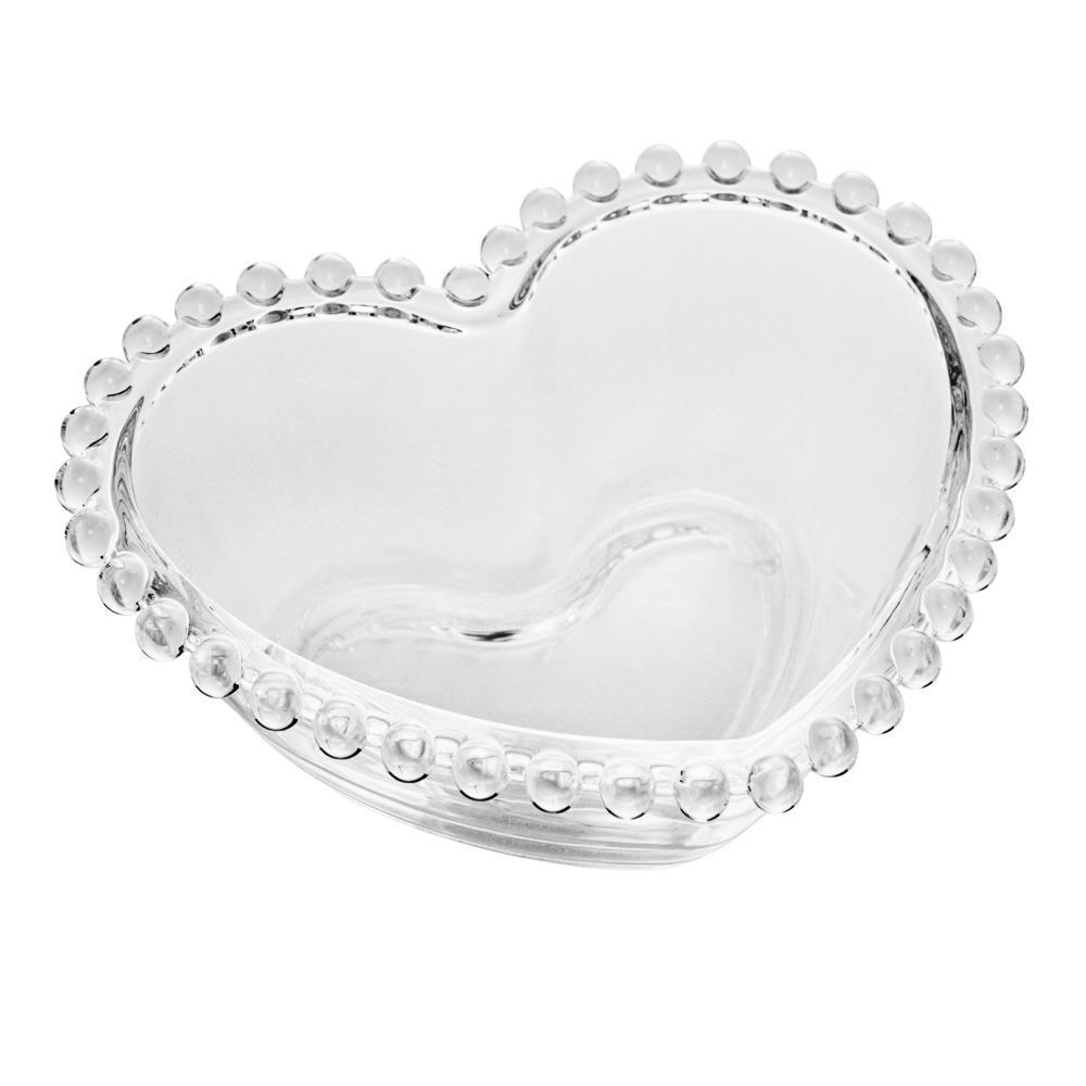 Kit 4 Bowls Coração Pearl Cristal Wolff Servir Doces E Snacks