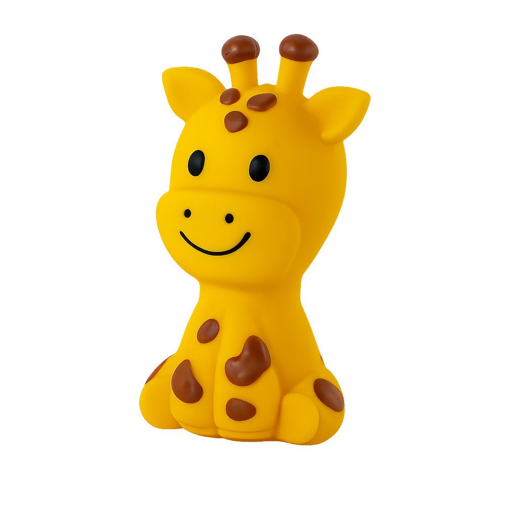 Mordedor Bebê Girafa Amarela Textoy +4M Látex Alívio Gengiva