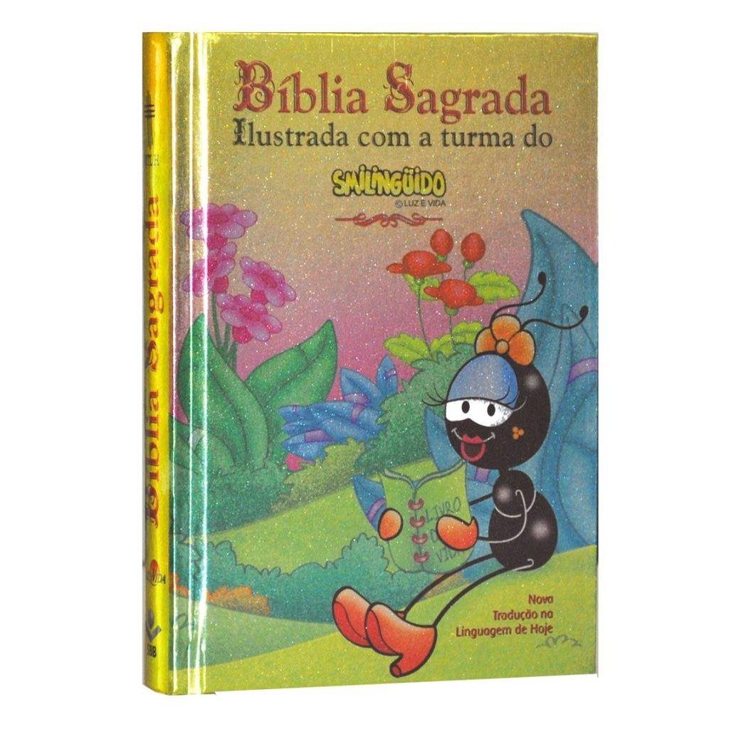 Bíblia Sagrada Ntlh Letra Normal Capa Dura Faniquita Amarela