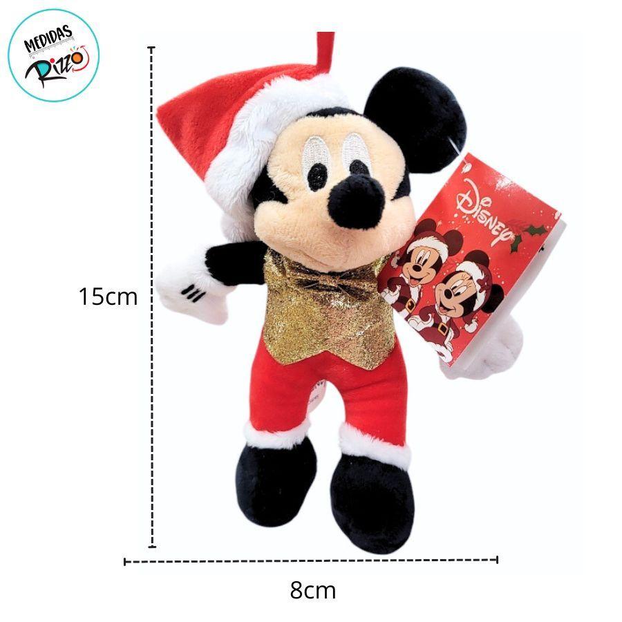Enfeite Para Pendurar - Mickey Mouse Dourado De Pelúcia - 15cm - 1 Unidade - Disney Original - Rizzo