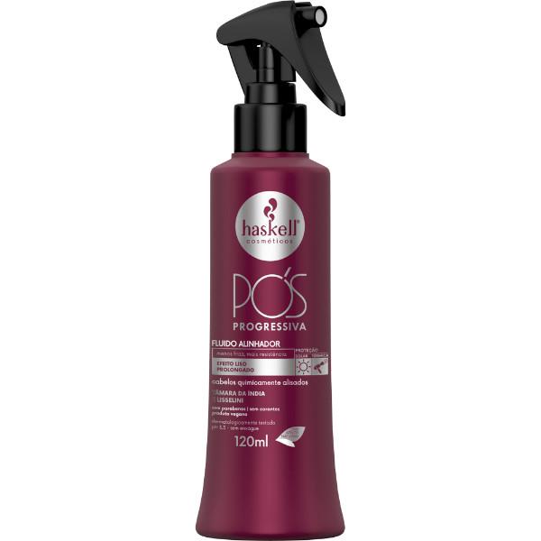 Fluido Alinhador Pós Progressiva 120ml Haskell Efeito Liso Prolongado E Fios Sem Frizz